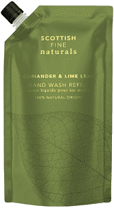 Coriander & Lime Leaf Hand Wash Refill (600ml) by The Scottish Fine Soaps Company
